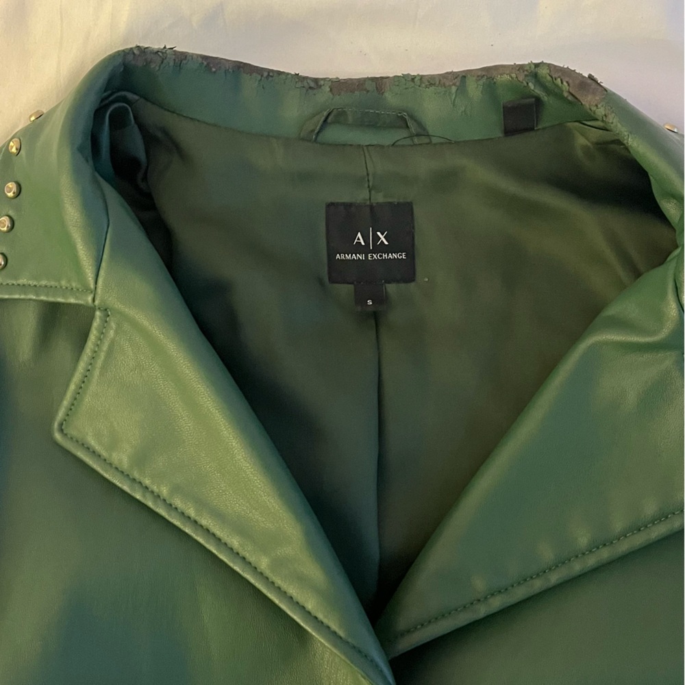 Armani Exchange Faux Leather Jacket - Picture 4 of 6
